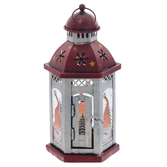 Подсвечник  &quot;Фонарь&quot;,L12,5 W11 H24 см, 2в.