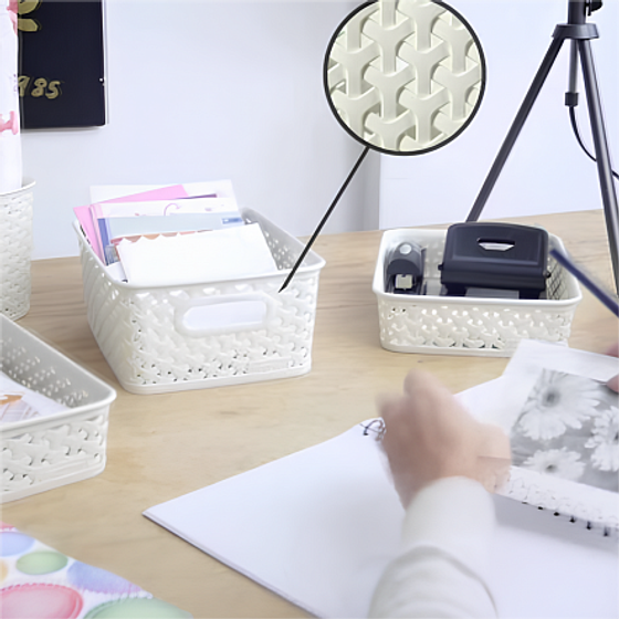 Корзина MY STYLE A5 кремовая