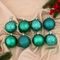 !Набор шаров пластик d-6 см, 8 шт &quot;Изумрудик ассорти&quot; зелёный