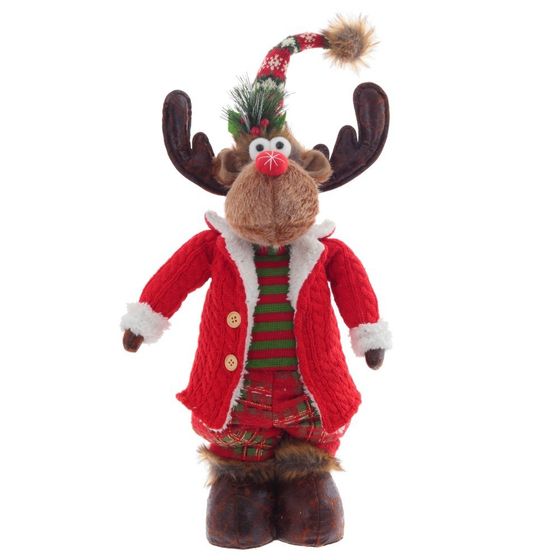 Игрушка набивная &quot;Олень&quot;, L27 W16 H76/42 см, 2в.