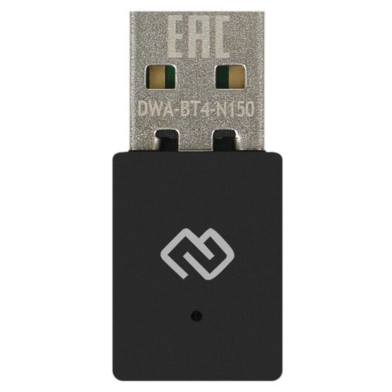 Сетевой адаптер WiFi + Bluetooth Digma DWA-BT4-N150 N150 USB 2.0 (ант.внутр.) 1ант. (упак.:1   10047