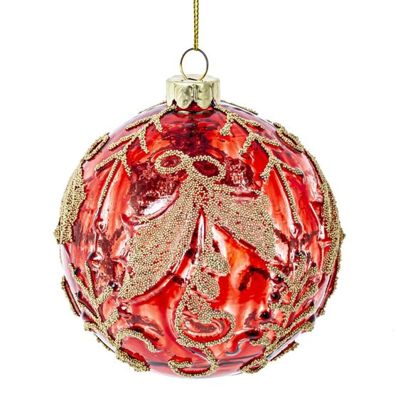 Украшение новогоднее "Шар", D 10 см, L10 W10 H10 см