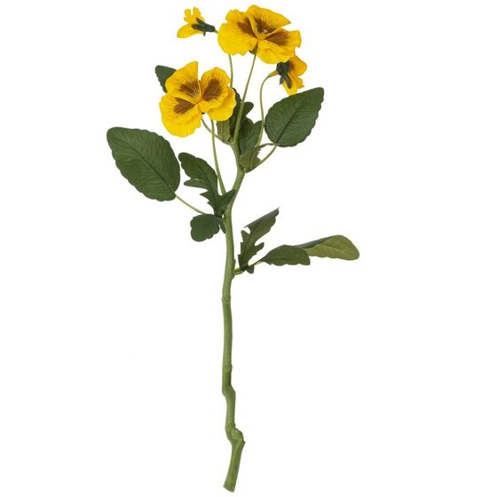 Цветок искусственный "Фиалка", L9 W8 H37 см