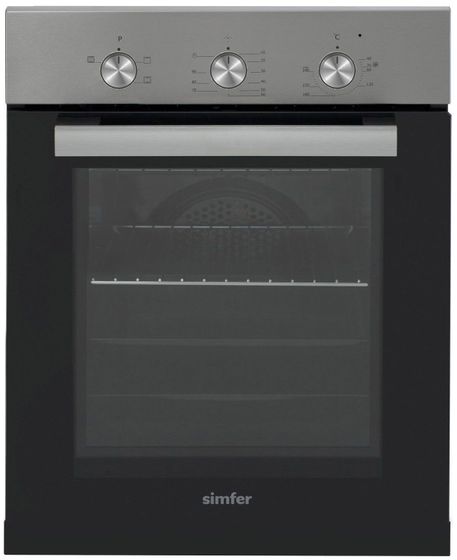 Духовка электрическая Simfer B4EM14016 нержавеющая сталь/черный