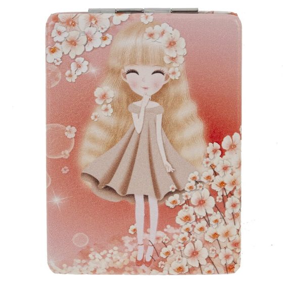 Зеркало карманное, Д6 Ш8,5 В1 см, 4в.