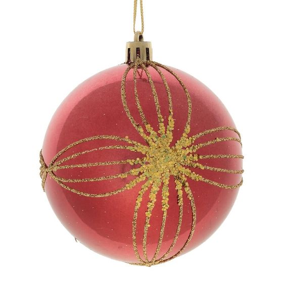 Набор из 12шт Украшение новогоднее &quot;Шар&quot;, D 8 см, L35 W27 H8,5 см