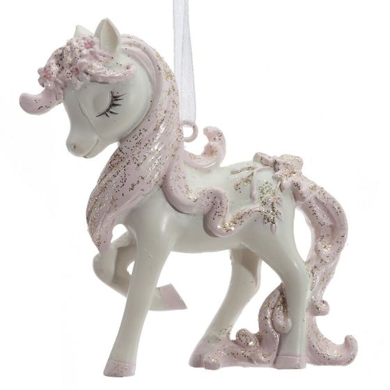 Фигурка декоративная подвесная &quot;Лошадка&quot;, L8,5 W2 H8,5 см, 2в.