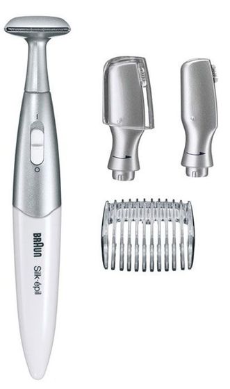 Триммер Braun Silk-epil FG1100 аккум. (насадок 4шт) белый/серебристый
