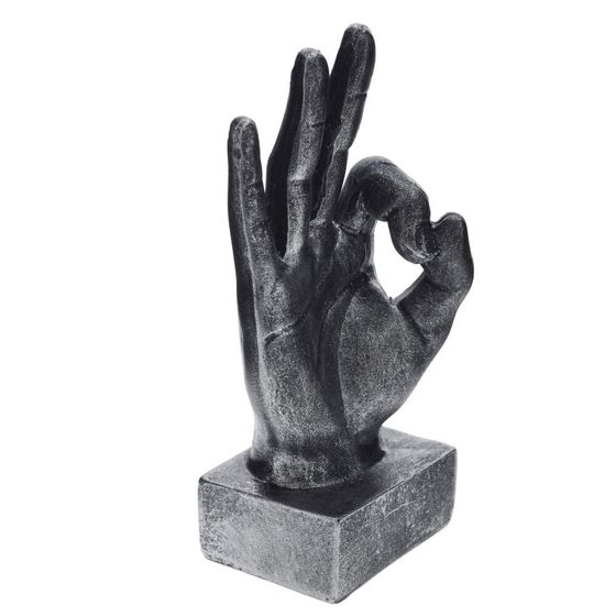 Фигурка декоративная "Рука", L7 W5 H16 см