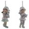 Изделие декоративное подвесное "Мальчик/Девочка", L4,5 W4 H10,5 см, 2в.