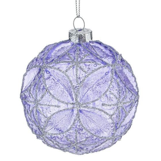 Украшение новогоднее &quot;Шар&quot;, D 8 см, L8 W8 H10 см, 2в.