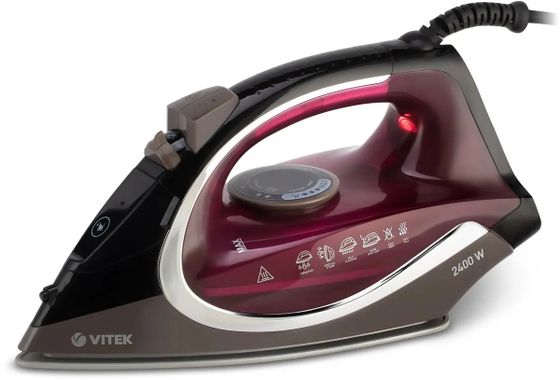Утюг Vitek VT-8309 (BK) 2400Вт бордовый/черный