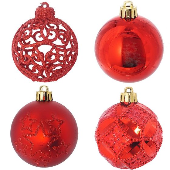 Набор из 30шт Украшение новогоднее "Шар", D 6 см, L16 W16 H31,5 см