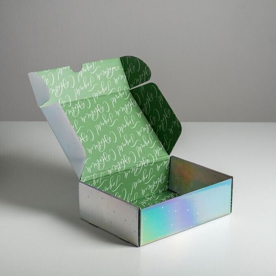 !09 Складная коробка «Уютного праздника», 30,5 × 22 × 9,5 см