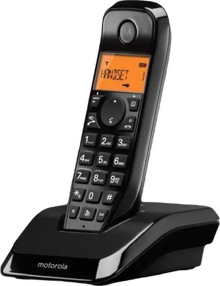 Р/Телефон Dect Motorola S1201 черный