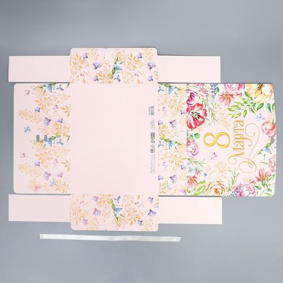 !Коробка подарочная «8 марта» (2 шт) , 31 х 24,5 х 9 см