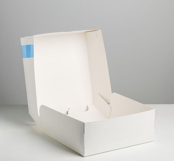 !09 Коробка складная (набор 5 штук) « С Новым Годом!Медвежонок», 25 х 25 х 10 см.