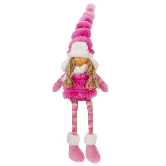 Игрушка набивная &quot;Девочка&quot;, L15 W10 H57/19 см