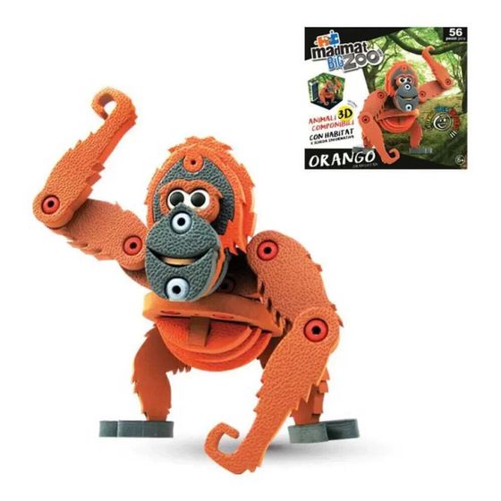 MAD MAT 3D Eva Zoo Orangotango puzzle