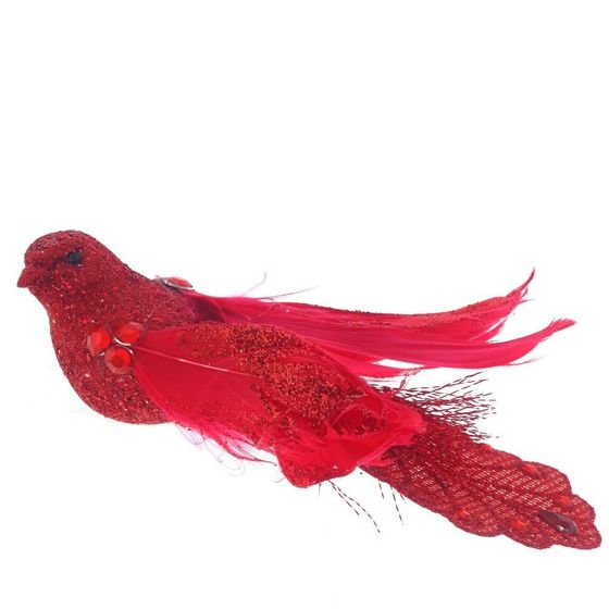 Изделие декоративное &quot;Птичка&quot;, L15 W4 H5 см, 4в.