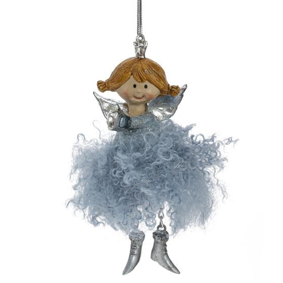 Фигурка декоративная подвесная  &quot;Ангел&quot;, L6 W5 H11 см, 2в.