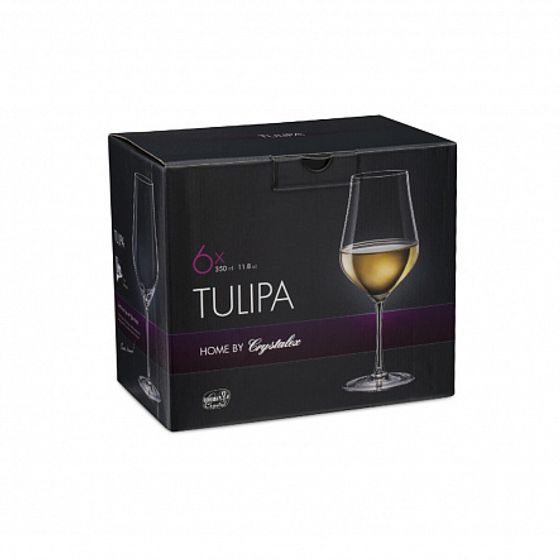 Набор бокалов для вина TULIPA 6шт 350мл