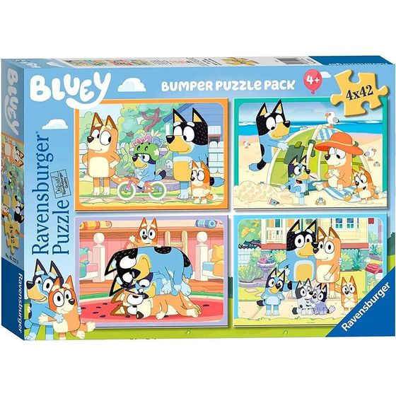 RAVENSBURGER Пазл Bluey 4 X 42 детали