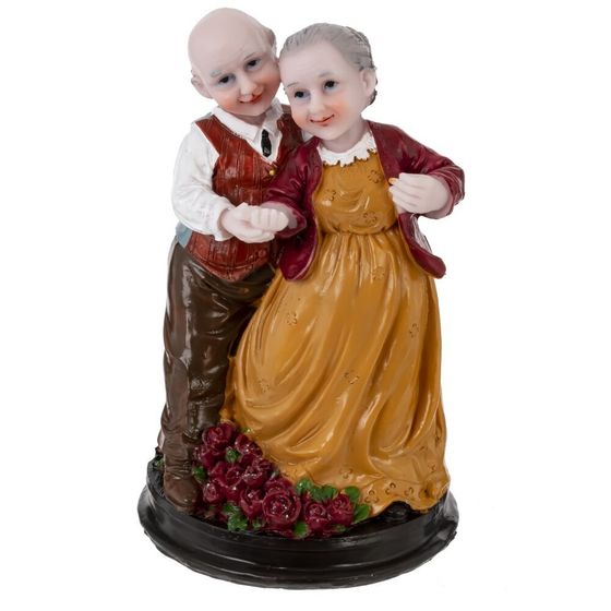 Фигурка декоративная &quot;Бабушка с дедушкой&quot;, L9 W9 H14,5 см