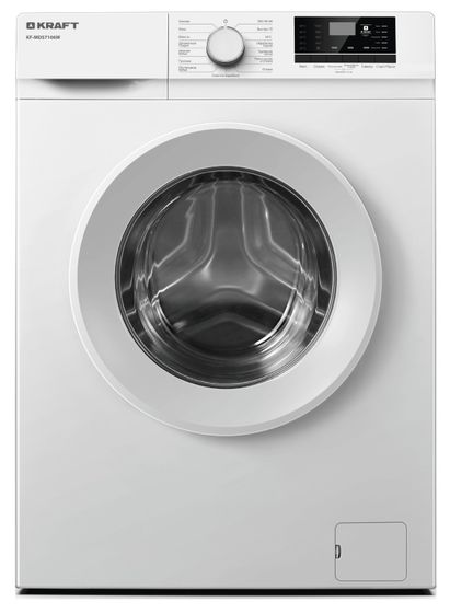 Стиральная машина Kraft KF-MDS6106W белый 6кг 1000об/мин с паром