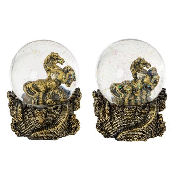 Фигурка декор в стекл шаре &quot;Лошадь&quot;, L7 W7,5 H8,5 см, 2в.