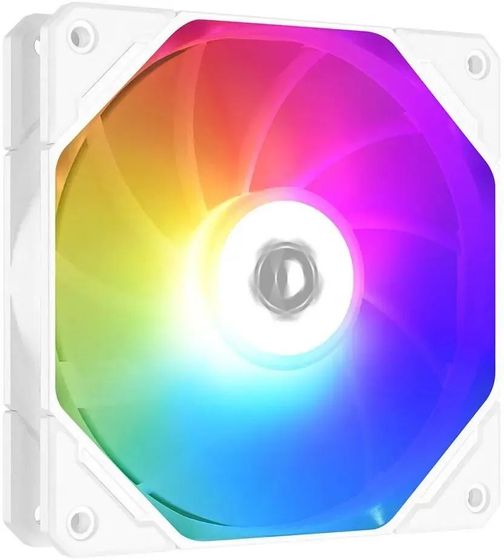 Вентилятор ID-Cooling TF-12025-Pro Reverse белый 120х120x25мм LED 500-1800rpm 4pin (TF-12025-PRO ARGB REVERSE WH)