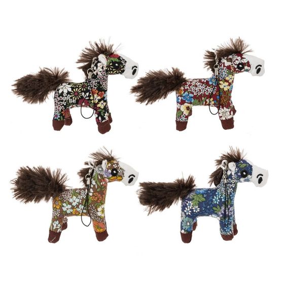 Игрушка набивная с подвесом &quot;Лошадка&quot;, L11 W2,5 H9 см, 4в.