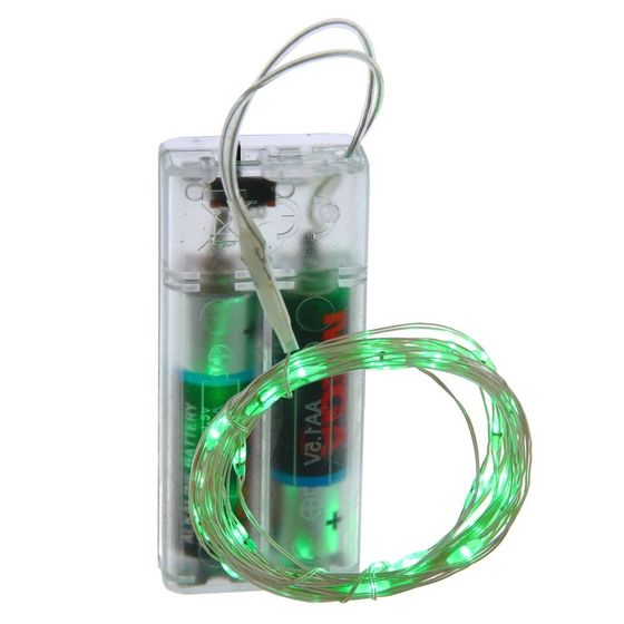 Электрогирлянда (2хАА, н/п), L300 W0,1 H0,2 см