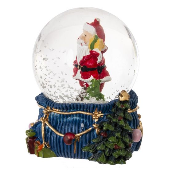 Фигурка декоративная &quot;Дед Мороз&quot; в стекл шаре, L5 W5,5 H6 см, 2в.