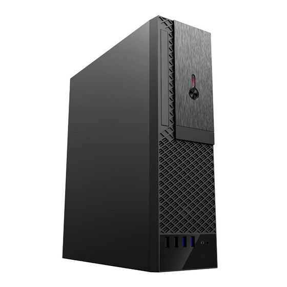 Корпус FoxLine FL-1001 (8L) |FL-1001-TFX300S| SFF, mATX case, black, w/PSU TFX 300W, w/2xUSB2.0+2xUSB3.0, |FL-1001-TFX300S| w/1xcombo audio, w/pwr co