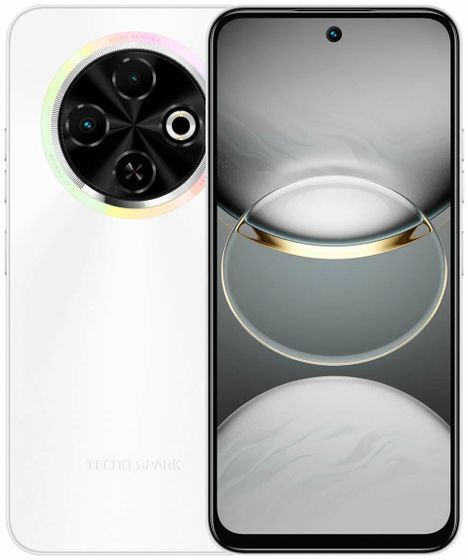 Смартфон Tecno Spark 30C 4/128Gb белый (KL5N Orbit White)