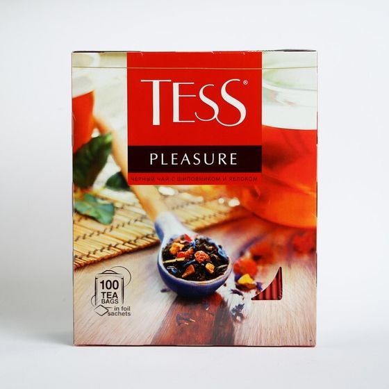 Чай Tess Pleasure, black tea, 100 х 1.5 г