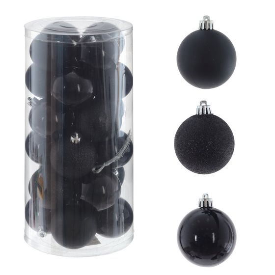 Набор из 24шт Украшение новогоднее "Шар", D 6 см, L14 W14 H31 см