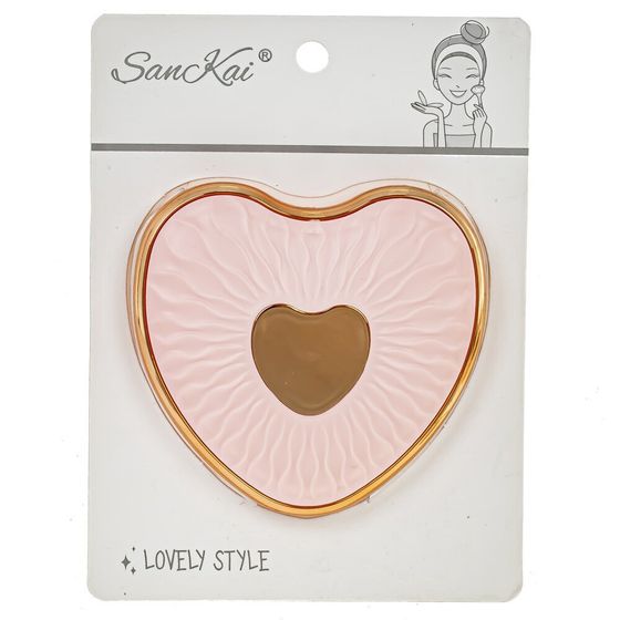 Зеркало карманное с увеличением, Д9 Ш8,5 В1,5 см