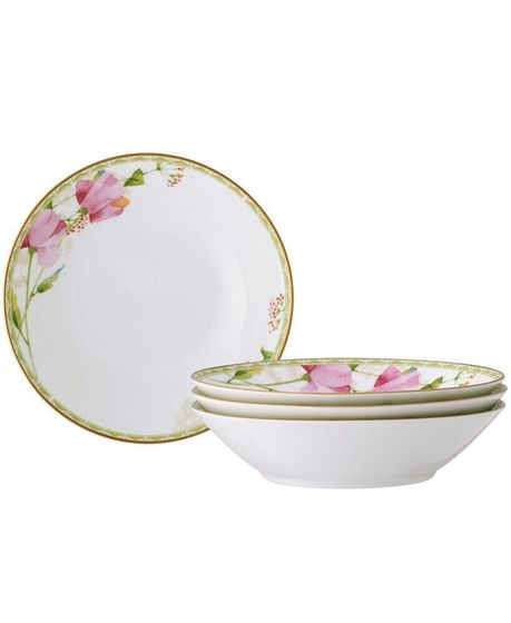 Poppy Place 12 Oz Soup Bowls 4 Piece Set, 7.5&quot;