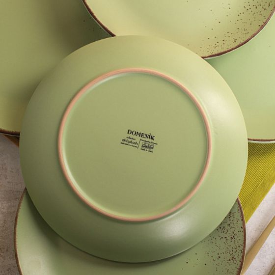 Тарелка обеденная OH!SPLASH зеленый 24см