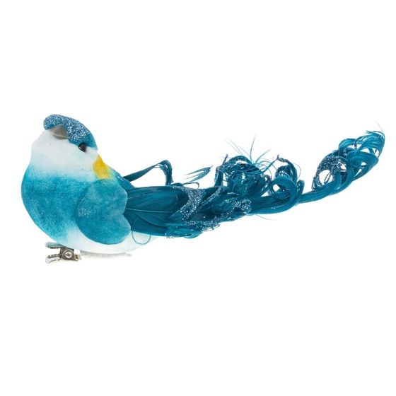 Изделие декоративное &quot;Птичка&quot;, L12 W4 H5,5 см, 2в.