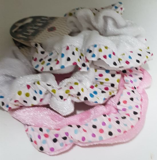 !09 НАБОР 3 ШТУКИ - Резинка для волос "Горох"