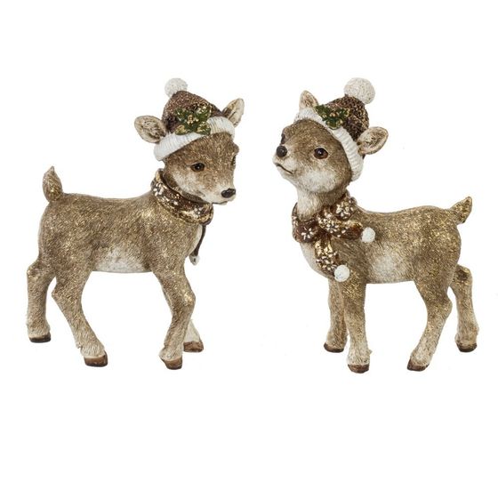 Фигурка декоративная &quot;Олень&quot;, L13 W6 H18 см, 2в.