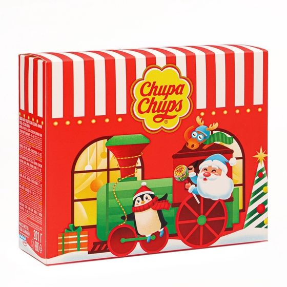 Новогодний набор с кондитерскими изделиями Chupa Chups, Fruittella и Meller, 201,4 г