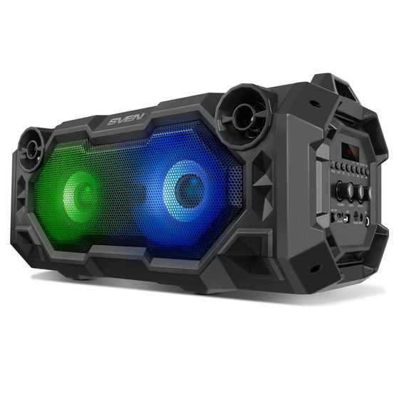Портативная акустика Sven PS-500 36Вт LED 2000мАч черный (SV-018757)