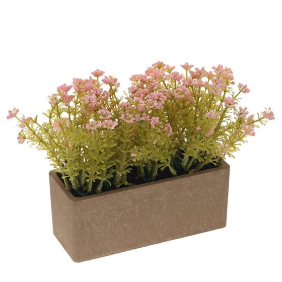 Цветочная композиция, L21 W13 H16 см, 2в.