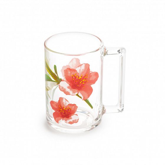 Кружка ФИТНЕС 320мл Микс декоров Цветы 1