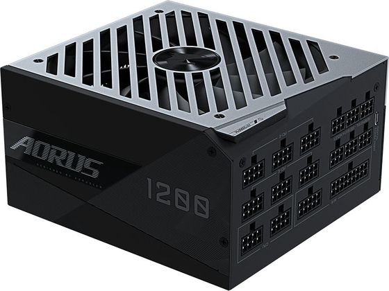 Блок питания 1200W ATX Gigabyte GP-AP1200PM 80+ platinum 24+2x(4+4) pin APFC 140mm fan 16xSATA Cab Manag RTL