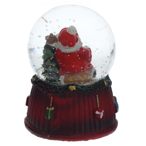 Фигурка декор в стекл шаре &quot;Дед Мороз&quot;, D 4.5 см, L5 W5 H6 см, 4в.